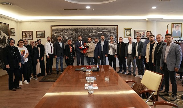 Başkan Mustafa Işık’a ziyaretçi akını