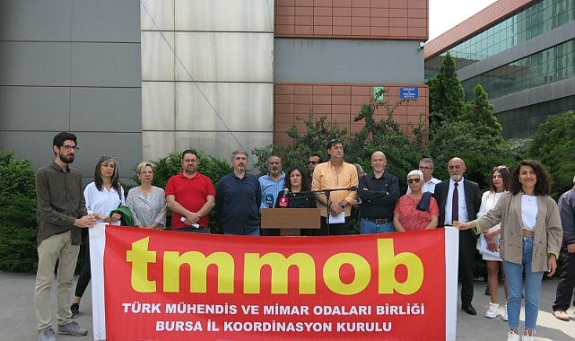 TMMOB Bursa İl koordinasyon kurulundan açıklama
