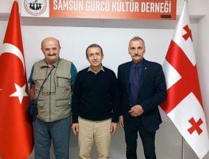 Samsun Gazeteciler Cemiyeti’nden Gürcü Kültür Derneği’ne Nezaket Ziyareti