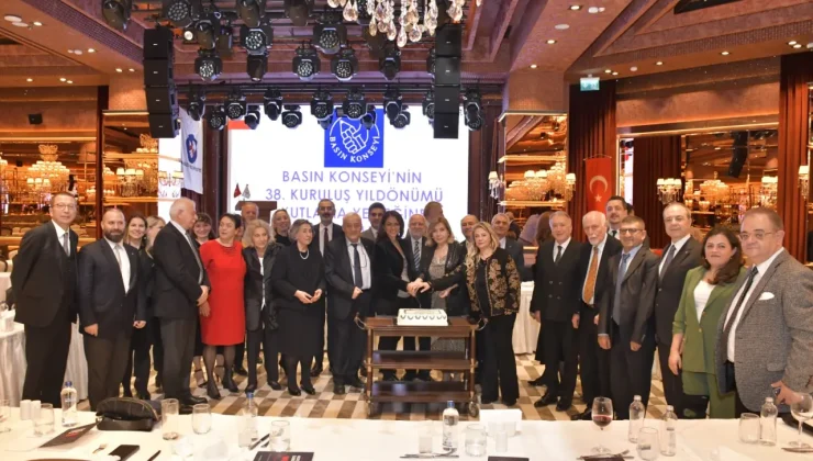Basın Konseyi 38. Yılını Kutladı: “Bağımsız Gazetecilikten Taviz Yok”