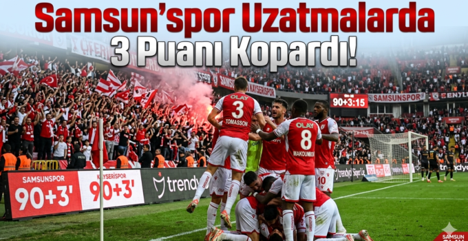 Samsunspor Kayserispor galibiyeti ile Süper Lig’de hayata döndü