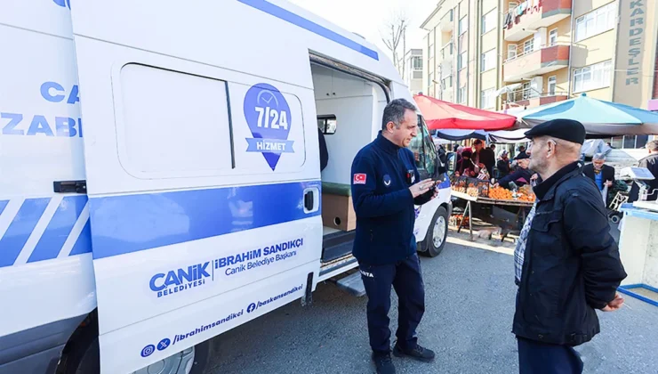 Canik Belediyesi Mobil Zabıta Çözüm Merkezi ile Hizmeti Ayağa Götürüyor