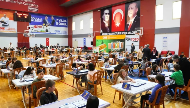 Canik belediyesi’nin mangala turnuvasında ‘bağımsız gelecek’ teması işlendi