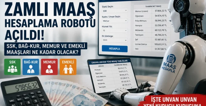 Temmuz Ayı Zamlı Maaş Robotu: Kim, Ne Kadar Alacak?