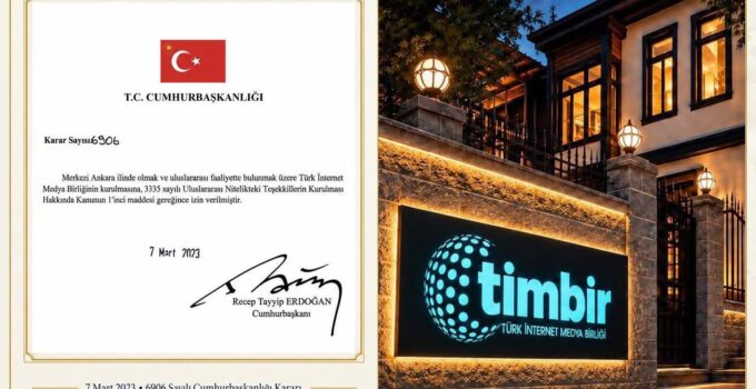 TİMBİR Genel Merkezi Ankara’da açılıyor