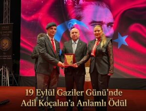 Ordulu gazeteci Adil Koçalan’a Gaziler Günü’nde anlamlı plaket