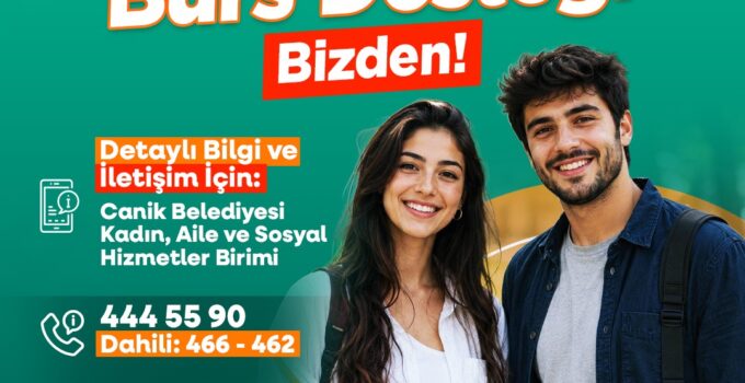 Canik Belediyesi’nden öğrencilere burs desteği
