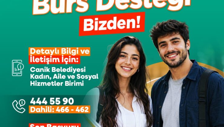 Canik Belediyesi’nden öğrencilere burs desteği