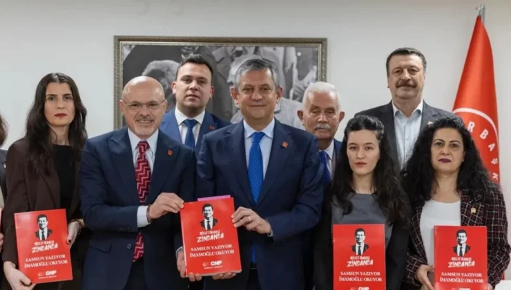 CHP Samsun İl Başkanlığı, 15 bin 34 mektubu özgür özel’e teslim etti