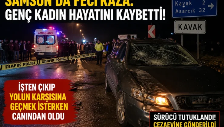 Kavak’ta Yürek Yakan Kaza: Genç Kadın Hayatını Kaybetti!