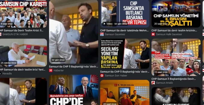 Samsun’da CHP’de Siyasi Deprem: “Ben Seçilmişim, Sen Darbecisin”