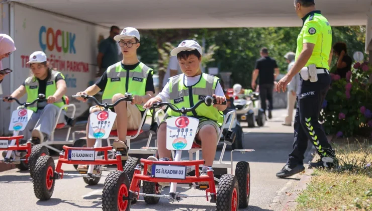 Özel Çocuklara Trafik Parkında Anlamlı Eğitim
