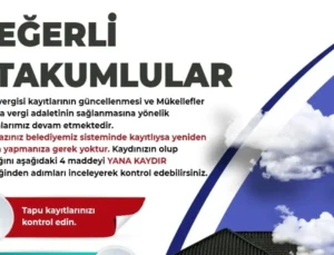 Atakum Belediyesi’nden Emlak Vergisi Hamlesi