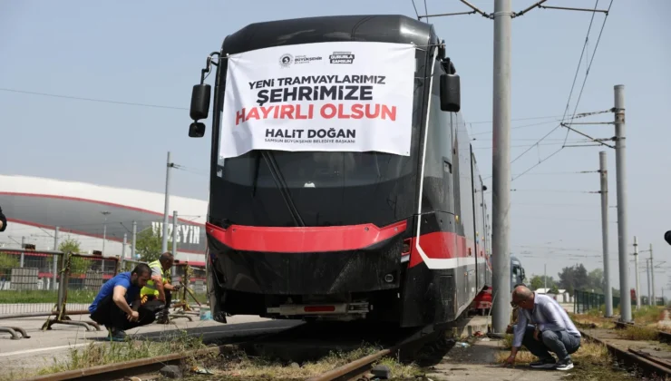 Samsun’un Yeni Tramvayları Geliyor