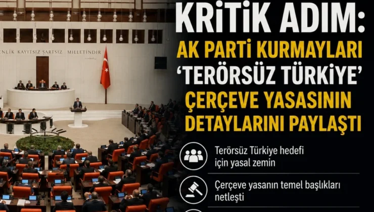 Meclis Kapanmadan Tarihi Adım: ‘Terörsüz Türkiye’ Raporu Hazır