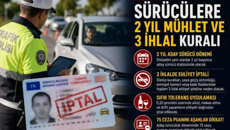 Sürücüler dikkat; Ehliyetiniz İptal Olabilir!