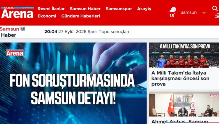 Fon soruşturmasında Samsun’un marka bir ismi de var!
