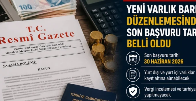 Yeni Varlık Barışı Resmi Gazete’de Yayımlandı