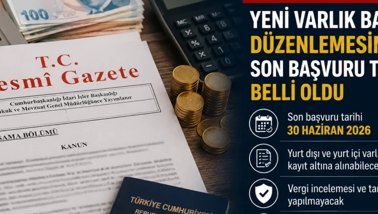 Yeni Varlık Barışı Resmi Gazete’de Yayımlandı
