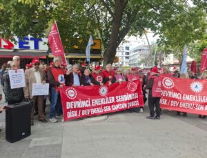 Samsun DİSK Emekli-Sen’den basın açıklaması
