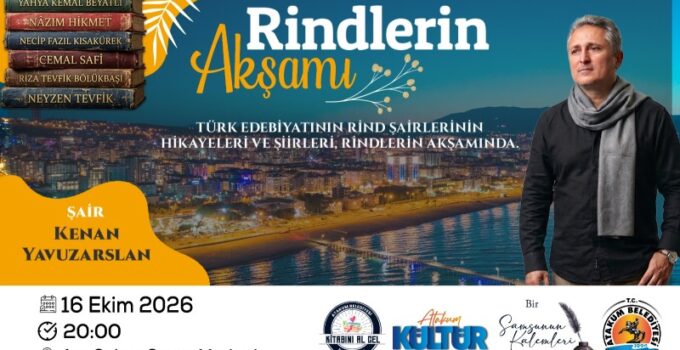 Atakum’da rind şairler için özel program