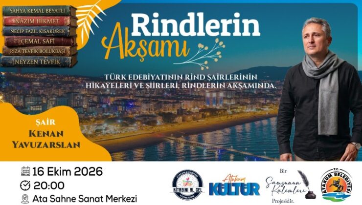 Atakum’da rind şairler için özel program