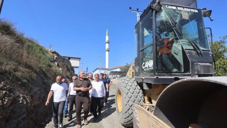 Canik’te altyapı ve üstyapı yatırımları sürüyor