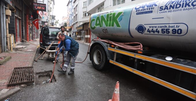 Canik Belediyesi’nden fırtına önlemi