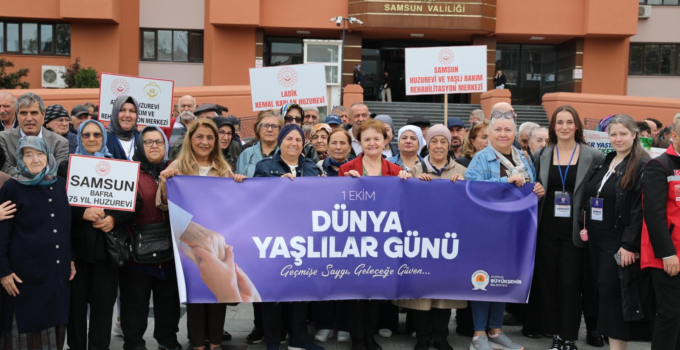 Samsun’da Dünya Yaşlılar Günü: Geçmiş ile gelecek buluştu