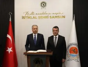 Samsun Büyükşehir Belediyesi Bakan Ali Yerlikaya’yı Ağırladı