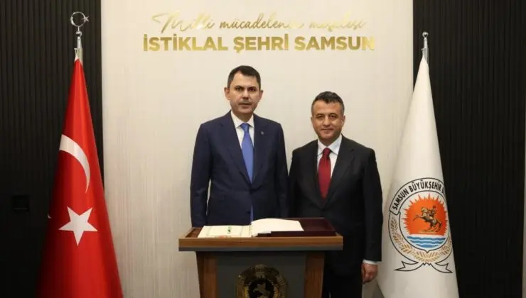Bakan Murat Kurum Samsun Büyükşehir Belediyesinde