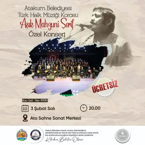 Atakum'da Aşık Mahzuni Şerif Anma Konser